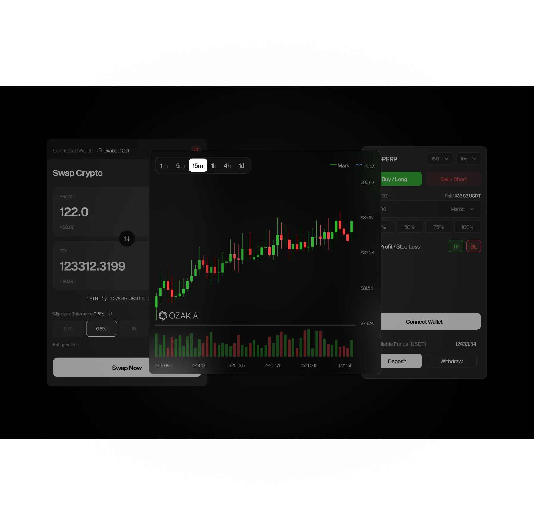 Trade - Spot, Perpetuals and Prediction Markets